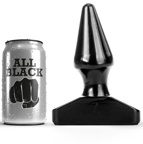All Black Cone — Butt Plug, 16 cm — Anal