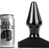 All Black Cone — Butt Plug, 12 cm