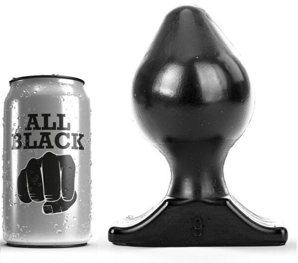 All Black Flexible — Butt Plug, 17 cm — Anal