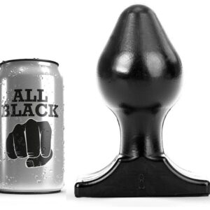 All Black Flexible — Butt Plug, 16 cm — Anal