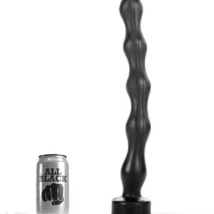 All Black Beaded — Butt Plug, 42 cm — Anal