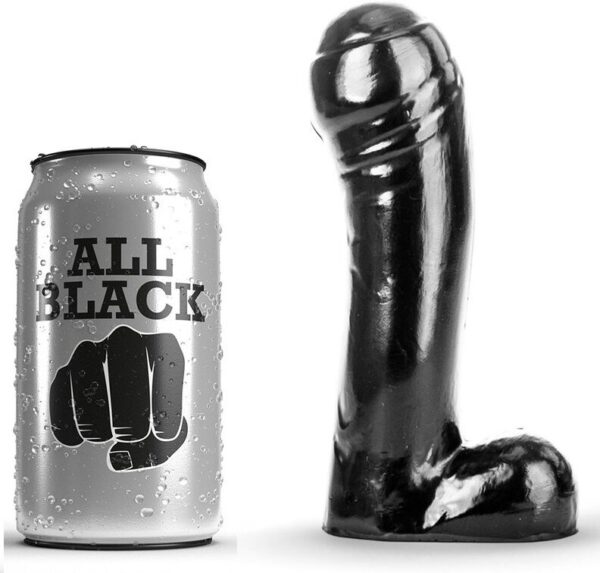 All Black Short — Dildo, 15 cm — Anal