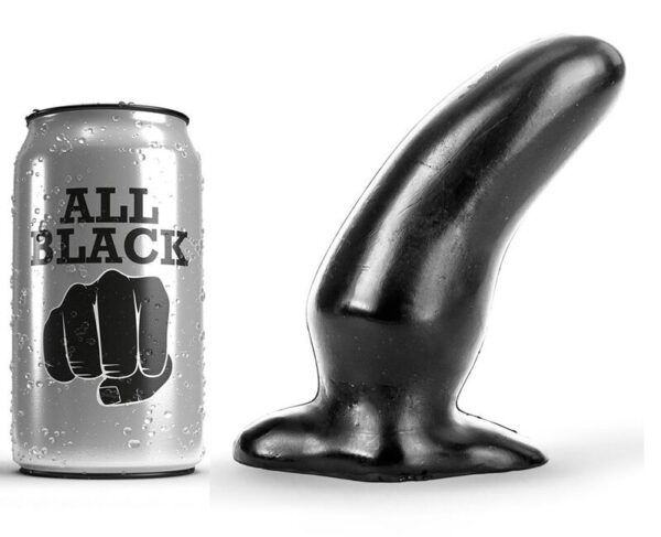 All Black Curved — Butt Plug, 13 cm — Anal
