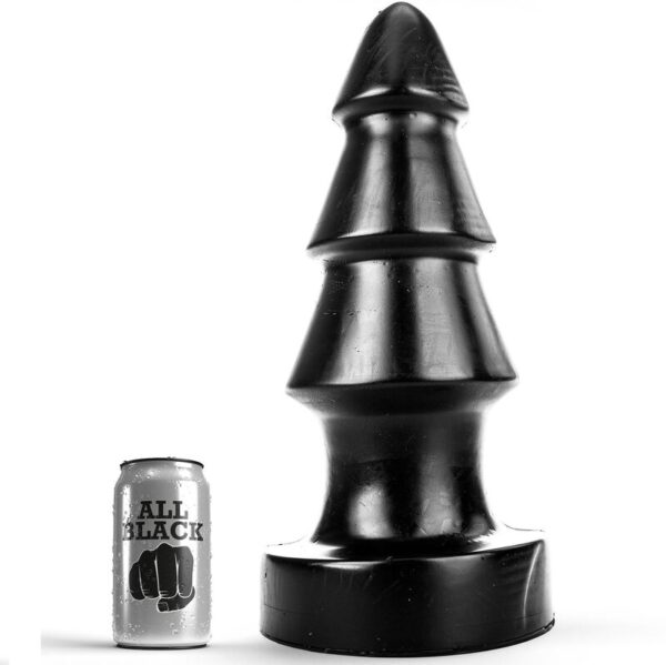 All Black Christmas Tree — Butt Plug, 40 cm