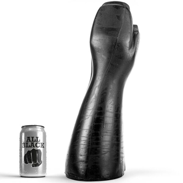 All Black Fisting Arm — Realistic Dildo, 39 cm — Anal