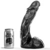 All Black Curved — G-Spot Dildo, 28 cm — Dildos