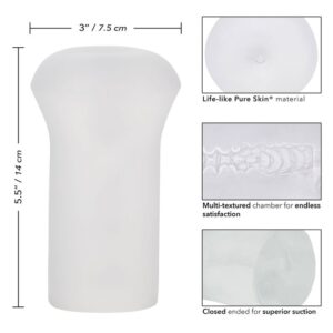 CalExotics Boundless — Male Masturbator, Clear — Non-Vibrating Masturbators — view 4