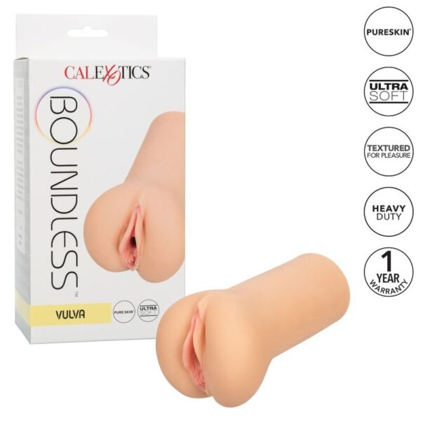CalExotics Boundless Vulva — Male Masturbator, Light Skin — Manual Strokers — view 6
