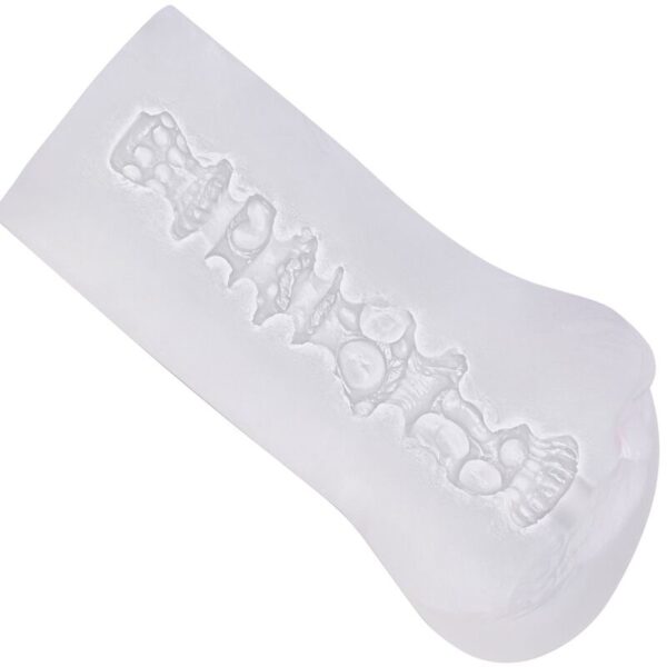 CalExotics Boundless Vulva — Male Masturbator, Clear — Manual Strokers — view 3