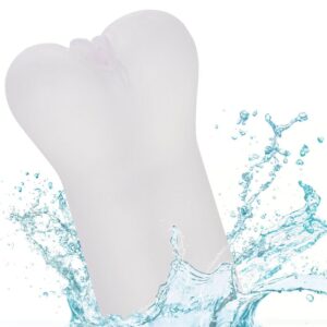 CalExotics Boundless Vulva — Male Masturbator, Clear — Manual Strokers — view 4