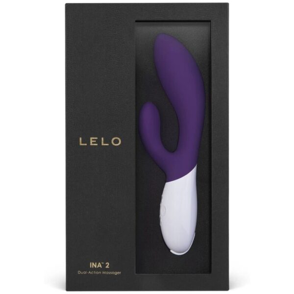 LELO Ina Wave 2 — Rabbit Vibrator, Lilac — G-Spot Vibrators — view 2