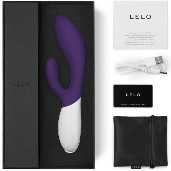 LELO Ina Wave 2 — Rabbit Vibrator, Lilac — G-Spot Vibrators — view 3