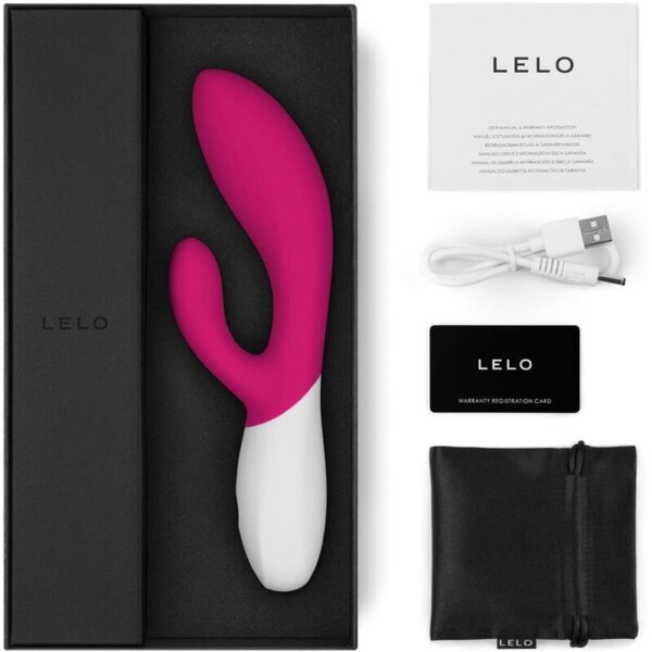 LELO Ina Wave 2 — Rabbit Vibrator, Fuchsia — G-Spot Vibrators — view 4