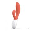 LELO Ina 3 — Rabbit Vibrator, Rechargeable, Coral — G-Spot Vibrators