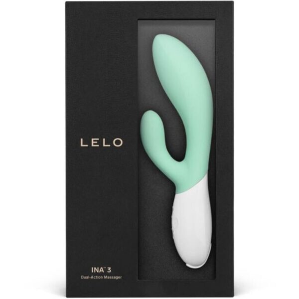 LELO Ina 3 — Rabbit Vibrator, Rechargeable, Green — G-Spot Vibrators — view 3