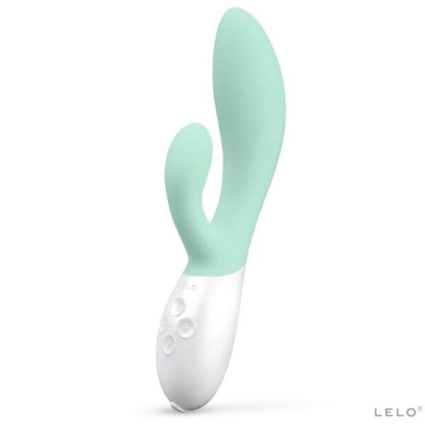 LELO Ina 3 — Rabbit Vibrator, Rechargeable, Green — G-Spot Vibrators