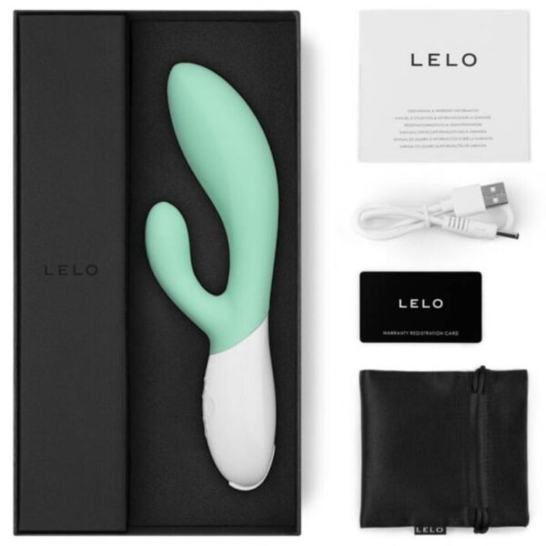 LELO Ina 3 — Rabbit Vibrator, Rechargeable, Green — G-Spot Vibrators — view 5