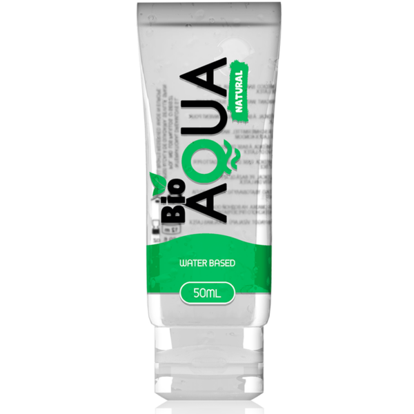 Bioaqua — Water-Based Lubricant, 50 ml, Natural — Lubes