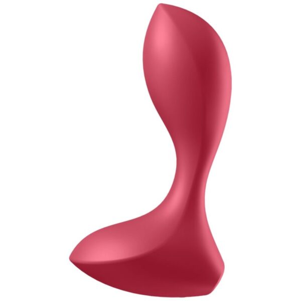 Satisfyer Backdoor Lover — Vibrating Butt Plug, Red — Anal — view 3