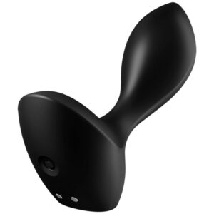 Satisfyer Backdoor Lover — Vibrating Butt Plug, Black — Anal