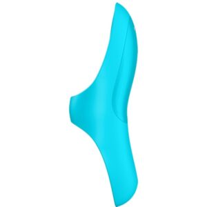 Satisfyer Teaser — Finger Vibrator, Rechargeable, Light Blue — Clitoral Stimulators — view 2