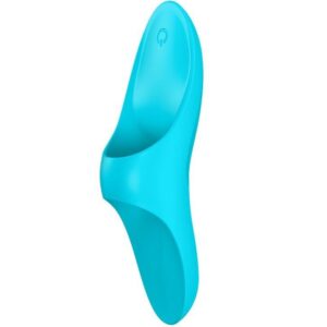Satisfyer Teaser — Finger Vibrator, Rechargeable, Light Blue — Clitoral Stimulators