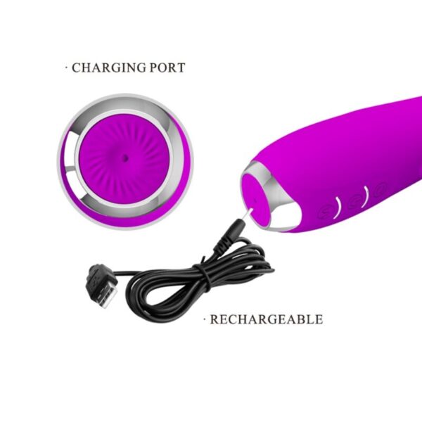 Pretty Love Molly — Rabbit Vibrator, Rechargeable, Purple — Rabbit Vibrators — view 4