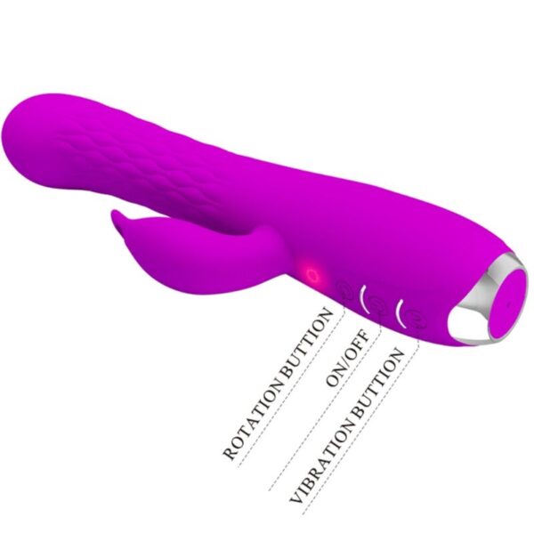 Pretty Love Molly — Rabbit Vibrator, Rechargeable, Purple — Rabbit Vibrators — view 5