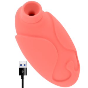 Ohmama Wave — Clitoral Stimulator, Rechargeable, Coral — Clitoral Stimulators