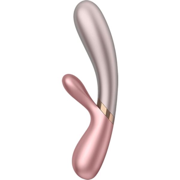 Satisfyer Hot Lover — Rabbit Vibrator, Heated, Rose and Beige — App-Controlled Sex Toys — view 2