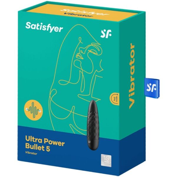 Satisfyer Ultra Power Bullet 5 — Bullet Vibrator, Black — Bullet Vibrators — view 3