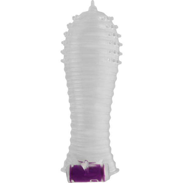 Ohmama Textured — Vibrating Penis Sleeve, 15 cm — Couples — view 3