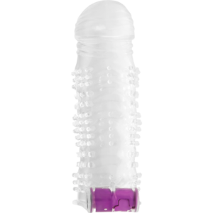 Ohmama Textured — Vibrating Penis Sleeve, 13 cm — Couples