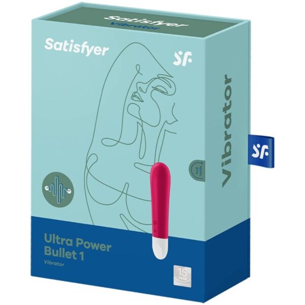 Satisfyer Ultra Power Bullet 1 — Bullet Vibrator, Red — Bullet Vibrators — view 4