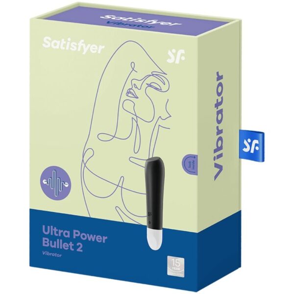 Satisfyer Ultra Power Bullet 2 — Bullet Vibrator, Black — Bullet Vibrators — view 4