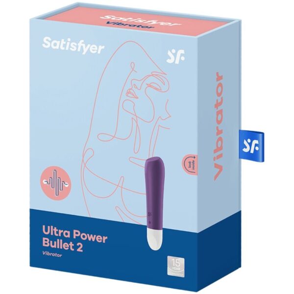 Satisfyer Ultra Power Bullet 2 — Bullet Vibrator, Purple — Bullet Vibrators — view 3