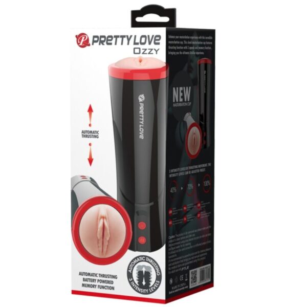 Pretty Love Ozzy — Automatic Masturbator, Black — Automatic Masturbators — view 5