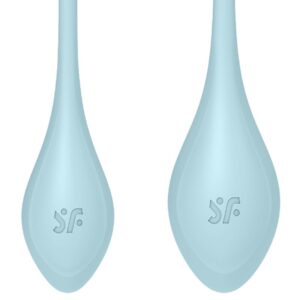 Satisfyer Yoni Power 2 — Kegel Balls, Silicone, Blue — Ben Wa Balls — view 2