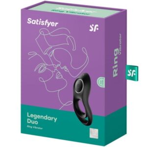 Satisfyer Legendary Duo — Vibrating Cock Ring, Black — Cock Rings — view 4