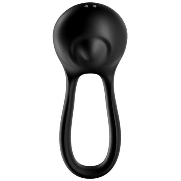 Satisfyer Majestic Duo — Vibrating Cock Ring, Black — Cock Rings — view 2