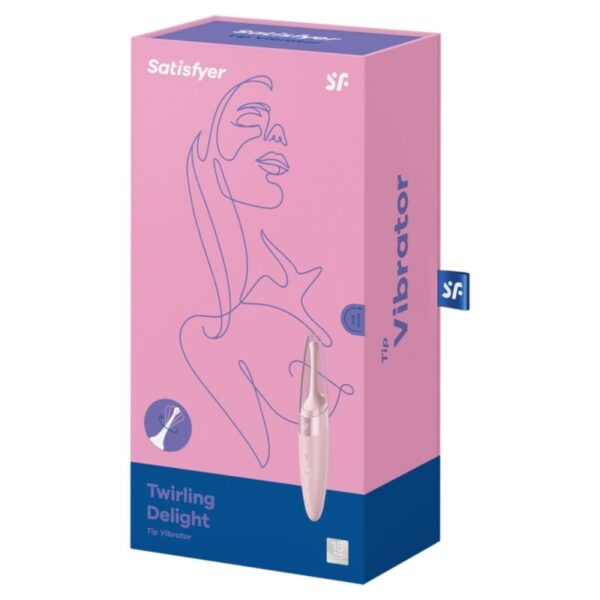 Satisfyer Twirling Delight — Clitoral Vibrator, Pink — Clitoral Stimulators — view 3