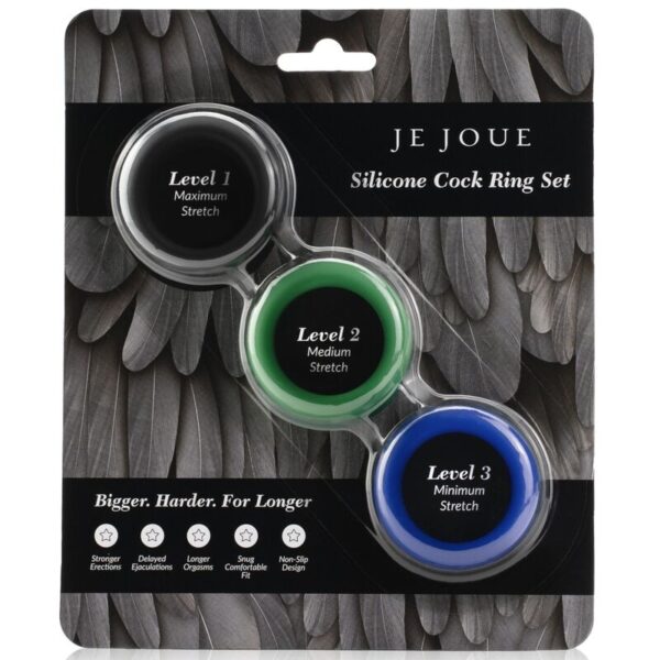 Je Joue — Cock Ring Set, Silicone — Classic Cock Rings — view 2