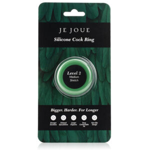 Je Joue Medium Choke — Cock Ring, Silicone, Green — Classic Cock Rings — view 4