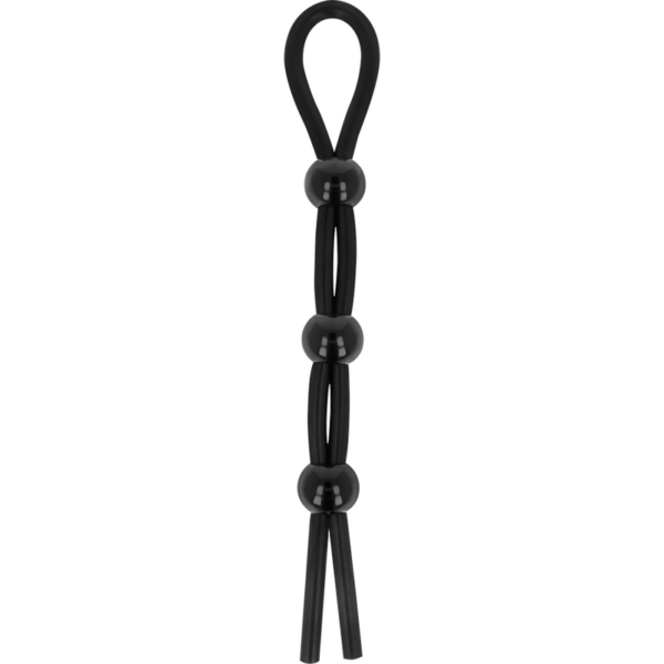 Ohmama Fetish Cord — Cock Ring, Silicone, Black — Classic Cock Rings — view 2