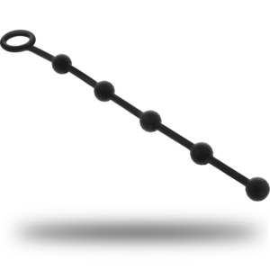Ohmama — Anal Beads, Silicone, Black