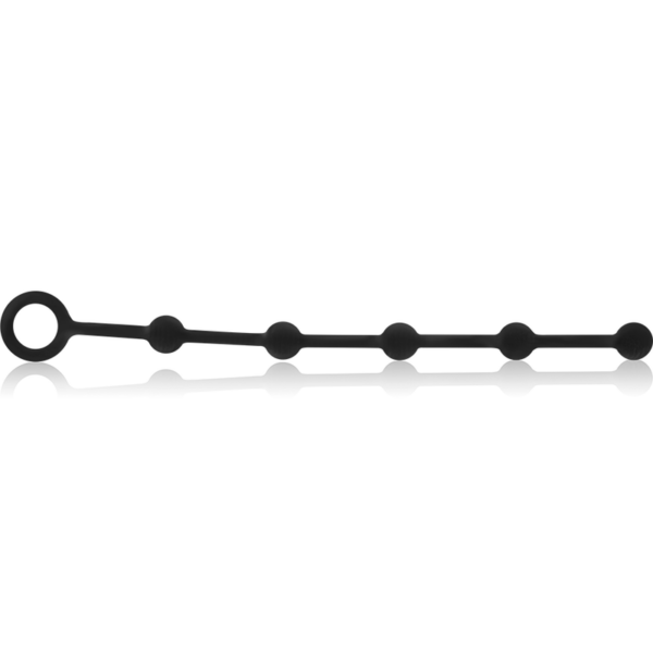 Ohmama — Anal Beads, Silicone, Black — view 2