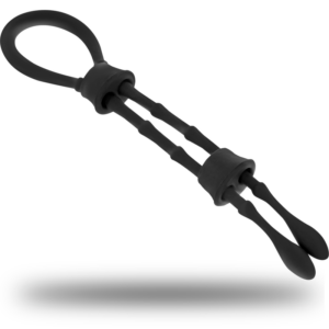 Ohmama Fetish Silicone Cord — Cock Ring, Black — Classic Cock Rings