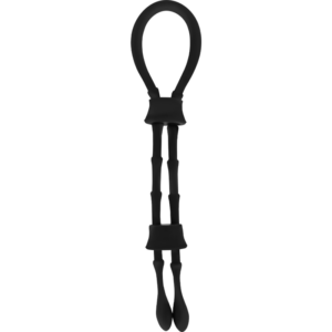 Ohmama Fetish Silicone Cord — Cock Ring, Black — Classic Cock Rings — view 2