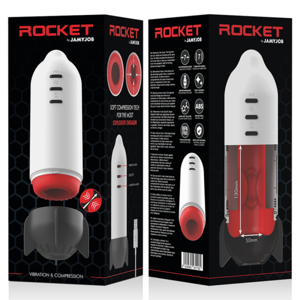 Jamyjob Rocket — Vibrating Masturbator, Rechargeable — Automatic Masturbators — view 9