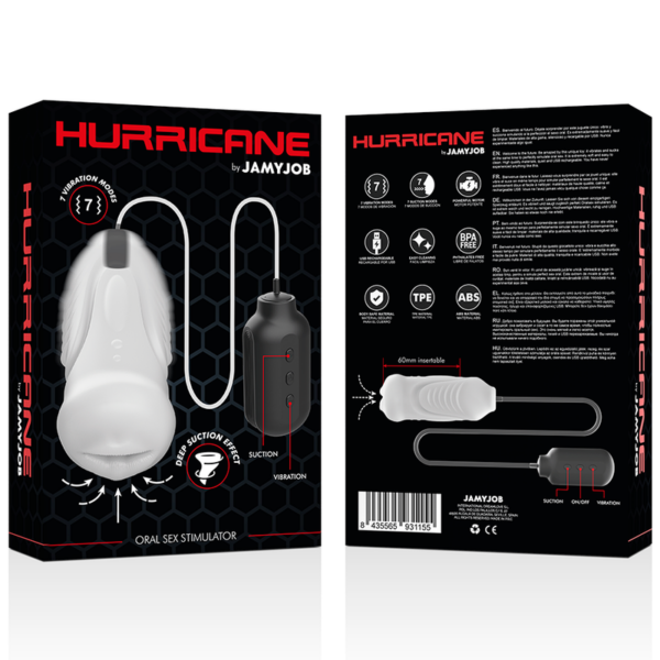 JAMYJOB HURRICANE ESTIMULADOR SEXO ORAL Jamyjob Hurricane — Vibrating Suction Masturbator — Automatic Masturbators — view 6